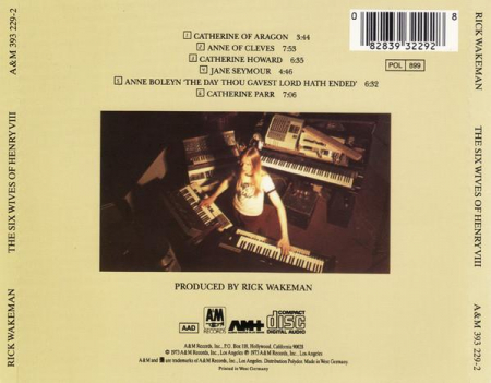 Rick Wakeman - The Six Wives Of Henry VIII, (CD) [1]