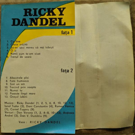 Ricky Dandel - Cu Tine, (Casetă Audio) [1]