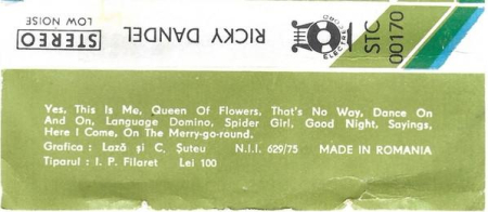 Ricky Dandel - Yes, This Is Me (Caseta Audio) [1]