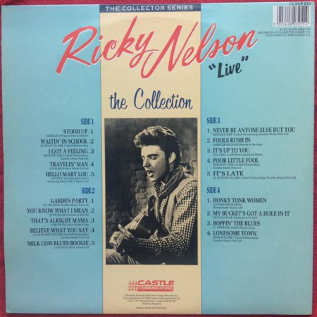 Ricky Nelson - "Live" - The Collection [1]