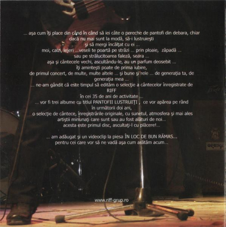 Riff - Pantofii Lustruiți 1., (CD) [1]