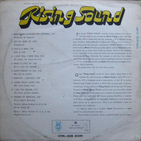 Rising Sound  - Live And Love [1]