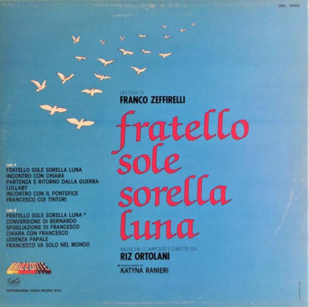 Riz Ortolani - Fratello Sole Sorella Luna (Disc Vinil) [1]