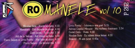 RO Manele Vol 10, (Casetă Audio) [1]