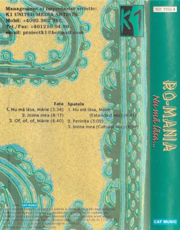 Ro-Mania - Nu Mă Lăsa... (Caseta Audio) [1]