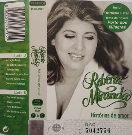Roberta Miranda - Histórias De Amor, (Casetă Audio) [1]