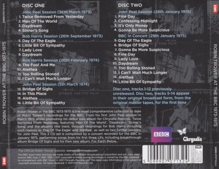 Robin Trower - At The BBC 1973-1975 (CD) [1]