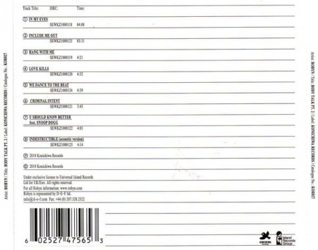 Robyn - Body Talk Pt. 2, (CD) [1]