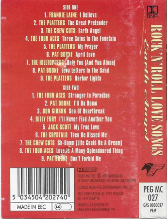 Rock'n Roll Love Songs (Caseta Audio) [1]
