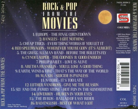 Rock & Pop From The Movies, (CD) [1]