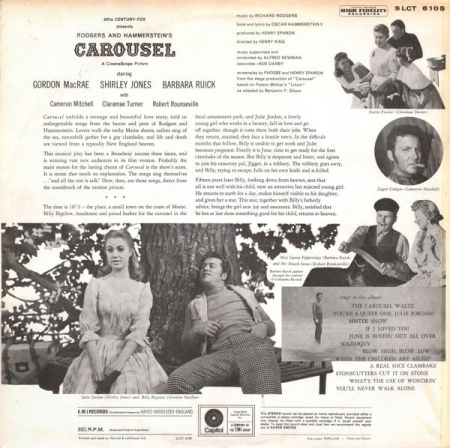 Rodgers & Hammerstein - Carousel (Motion Picture Sound Track) (Disc Vinil) [1]