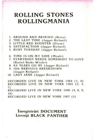 Rolling Stones - Rolling Mania (Caseta Audio) [1]