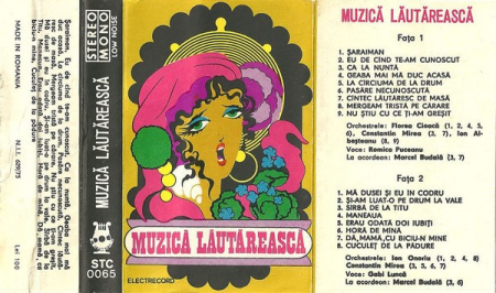 Romica Puceanu - Muzică Lăutărească , (Casetă Audio) [1]