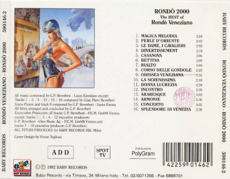 Rondò Veneziano - Rondó 2000 (The Best Of Rondo' Veneziano) (CD) [1]