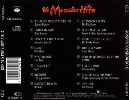 Ronny's Pop Show 12 - 16 Monster Hits (CD 2), (CD) [1]
