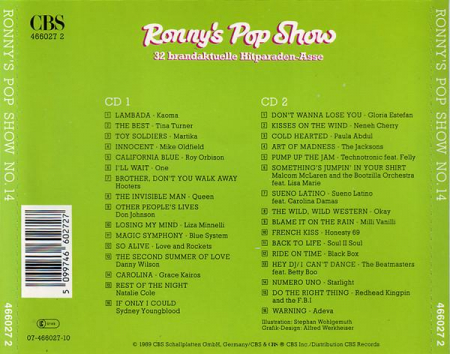 Ronny's Pop Show 14 (32 Brandaktuelle Hitparaden-Asse), (CD) [1]
