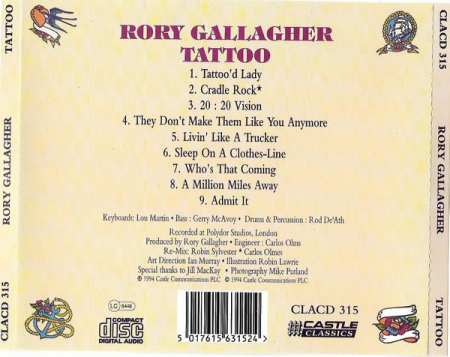 Rory Gallagher - Tattoo (CD) [1]