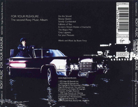 Roxy Music - For Your Pleasure (CD) [1]