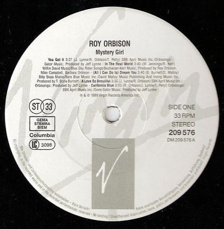 Roy Orbison - Mystery Girl (Disc Vinil) [1]