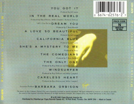 Roy Orbison - Mystery Girl (CD) [1]