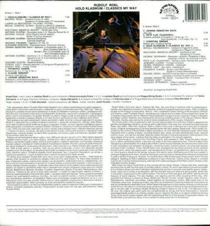 Rudolf Rokl - Classics My Way (Disc Vinil) [1]