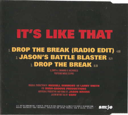 Run-D.M.C.* Vs. Jason Nevins – It's Like That (CD) [1]