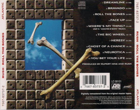Rush - Roll The Bones (CD) [1]