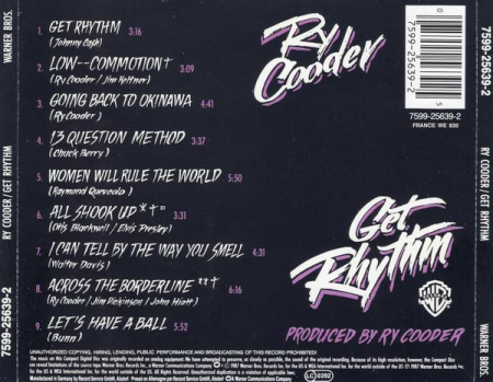 Ry Cooder - Get Rhythm, (CD) [1]
