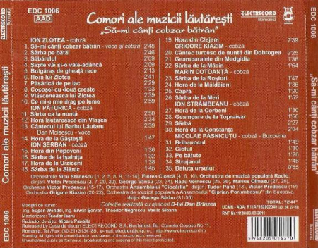 Să-mi Cânți Cobzar Bătrân, (CD) [1]