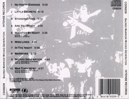 Sacred Warrior - Wicked Generation [1]