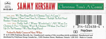 Sammy Kershaw - Christmas Time's A Comin' [1]