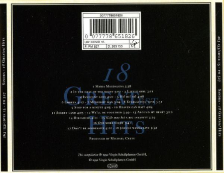 Sandra - 18 Greatest Hits [1]