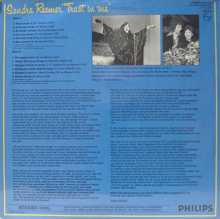 Sandra Reemer - Trust In Me (Disc Vinil) [1]
