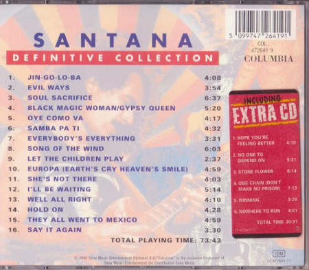 Santana – Definitive Collection Incl. Extra CD (CD) [1]