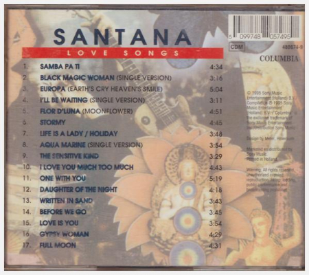 Santana - Love Songs, (CD) [1]