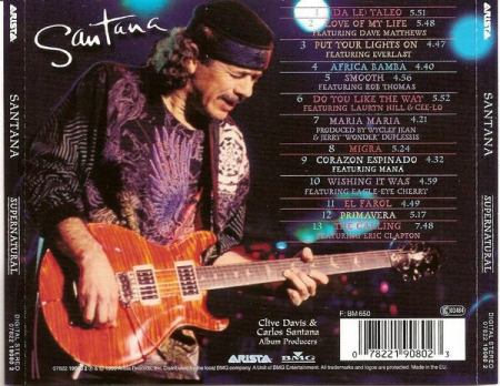 Santana - Supernatural, (CD) [1]