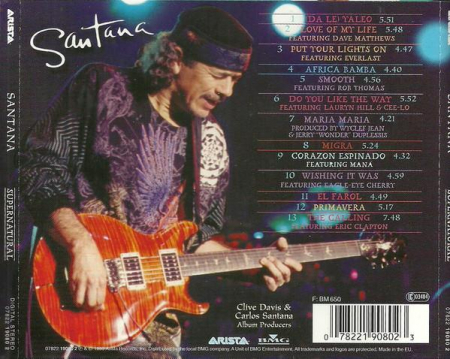 Santana - Supernatural , (CD) [1]
