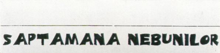 Saptamana Nebunilor , (Casetă Audio) [1]