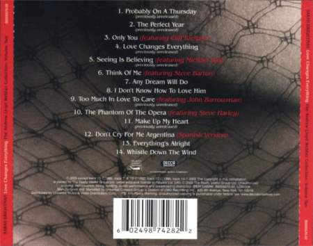 Sarah Brightman - Love Changes Everything: The Andrew Lloyd Webber Collection, Volume Two (CD) [1]