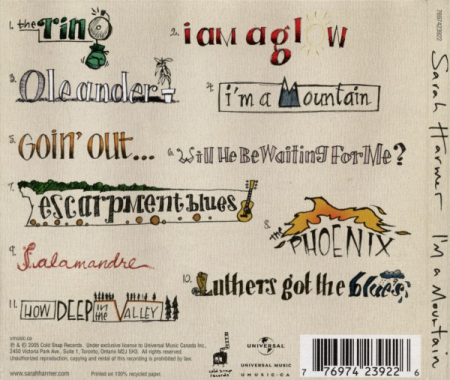 Sarah Harmer - I'm A Mountain (CD) [1]