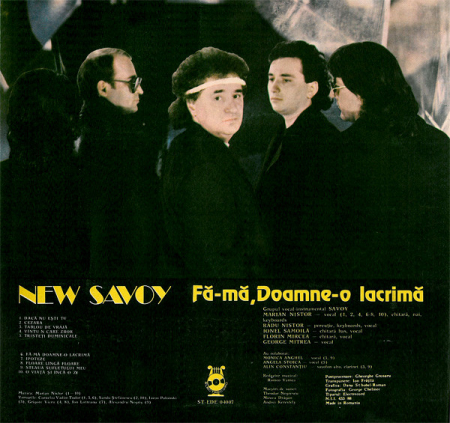 Savoy - Fă-mă, Doamne-o Lacrimă, (Disc Vinil) [1]