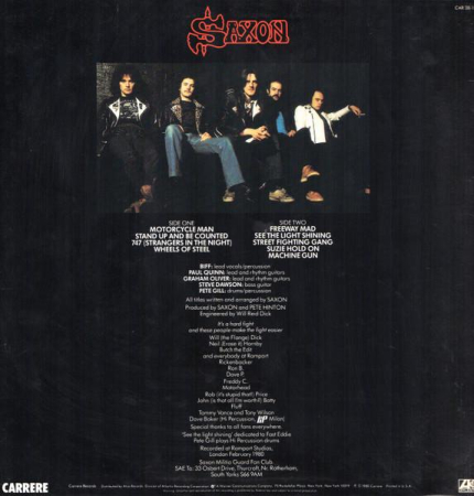 Saxon - Wheels Of Steel (Disc Vinil) [1]
