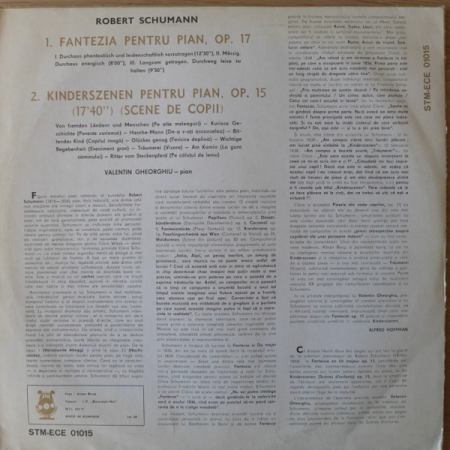 Schumann*, V. Gheorghiu* – Fantezia Op. 17 * Kinderszenen Op. 15 (VINIL) [1]