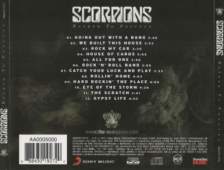 Scorpions - Return To Forever (CD) [1]