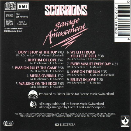 Scorpions - Savage Amusement [1]