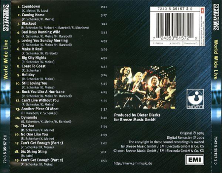 Scorpions - World Wide Live (CD) [1]