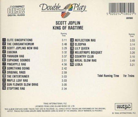 Scott Joplin - King Of Ragtime (CD) [1]