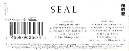 Seal - Seal (Caseta Audio) [1]