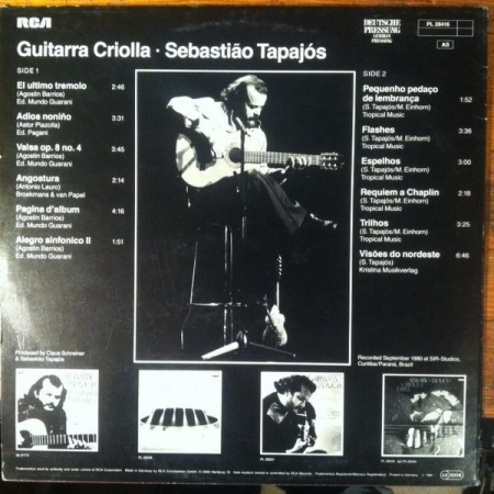 Sebastião Tapajós - Guitarra Criolla, (Disc Vinil) [1]