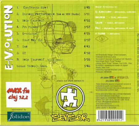 Sensor - E-volution (CD) [1]